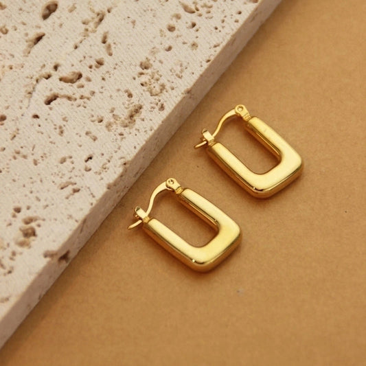 Bali Gold U Hoops
