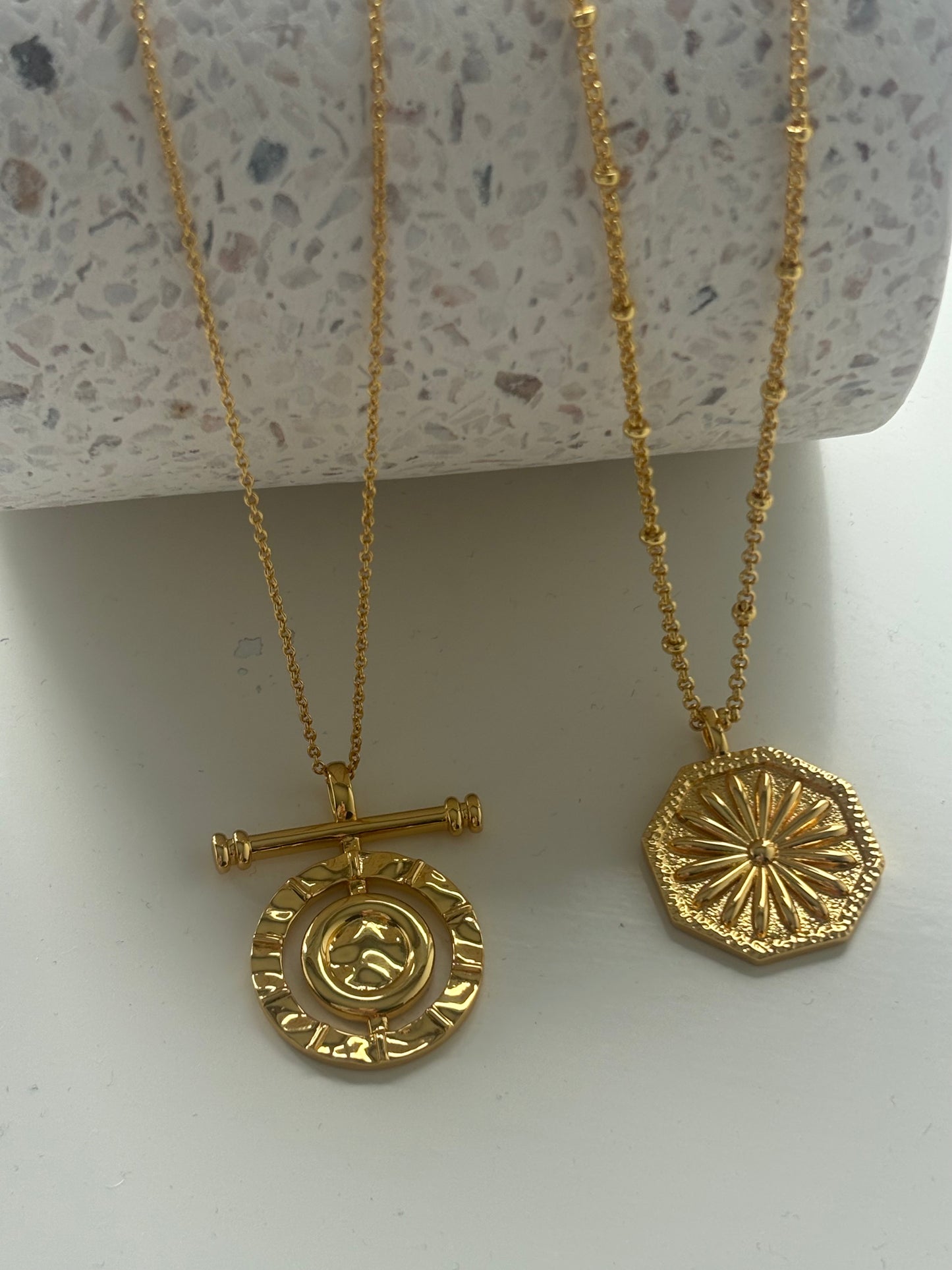 Paros Flower Pendant Necklace.